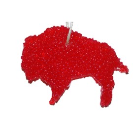 ChicWick Car Candle Strawberry Leather Buffalo Shape Car Freshener Fragrance