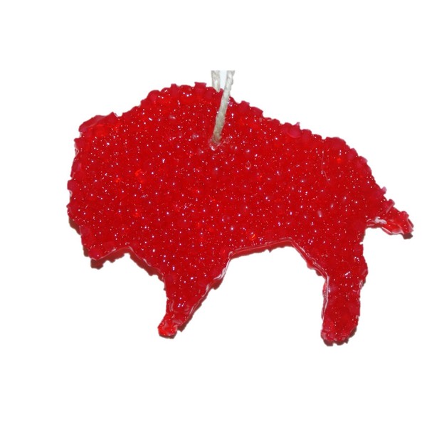 ChicWick Car Candle Strawberry Leather Buffalo Shape Car Freshener Fragrance