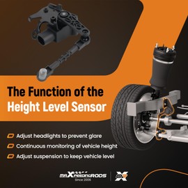 maXpeedingrods Level sensor headlight range adjustment front left suitable for A6 L4/V6, A6 Quattro1.8L-3.0L, for RS7/S6 4.0L 2013-2018, 4H0941285H 1T0907503A