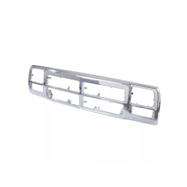 AM-Auto AM New Front Grille Frame For 91-93 Dodge D/W 150 250 350 91 Ramcharger Chrome