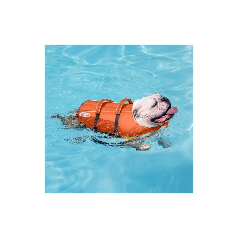 Chamarra salvavidas para perro, Outward Hound Granby Splash, Anaranjado, Pequeño