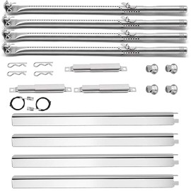 Grill Replacement Parts for Charbroil Performance 4 Burner 463354021 463365522 463353021 463351021 463351221, G327-2100-W1 Burner, G325-0002-W1 G428-5102-W1 Heat Tent, Igniters, Crossover Tube