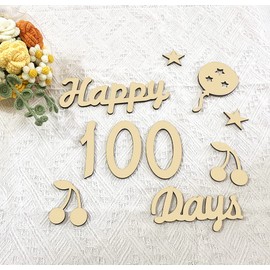 Lunar Photo Wooden Letter Banners, Set of 40, Lunar Photo Goods, Newborn Photos, Wood Letters, Monthly Cards, Anniversary Photos, Photo Tools, Commemorative Photos, Baby Showers, Growth Records, Monthly Cards, Birthday