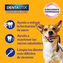PEDIGREE - Snack para Perros Adultos Dentastix, Razas Pequeñas, Cuidado Oral, Pack de 30, 15 gr. cu.                                                  
