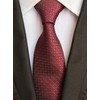 Men's Maroon Red Party Ties Elegant Banquet Formal Prom Ball