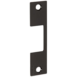 HES Stainless Steel J Faceplate for 1006 Series Electric Strikes for Cylindrical Locksets Up to 3/4" Throw and All Center-Lined Bolts, Bronze Toned Finish