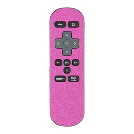 Gloss Glitter Jellybean Pink Skin Sticker for Remote Controllers (for NOW TV remote, Jellybean Pink)