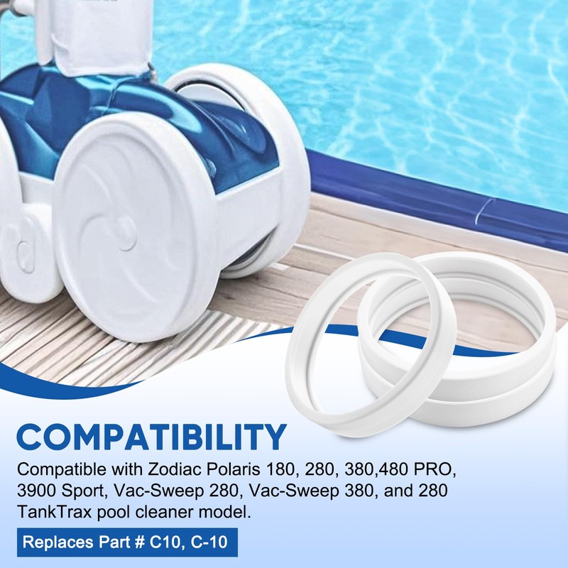 Trhretn Pool Cleaner C10 All Adaptation Tire Replacement for Polaris