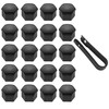 LICQIC 21 mm wheel nut covers, 20 Pcs car wheel