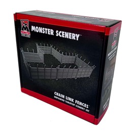 Monster Scenery: Chain Link Fences (Unpainted Tabletop Scenery Set)