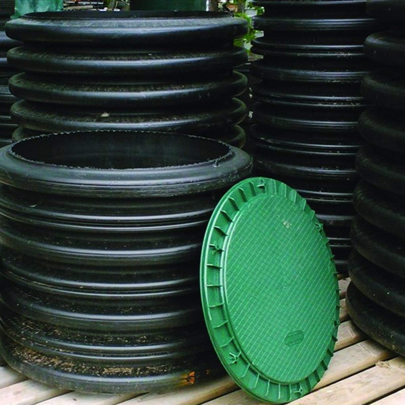 Polylok 18" Heavy Duty Cover/Lid for Corrugated Pipe (PN: 3007-HDC)