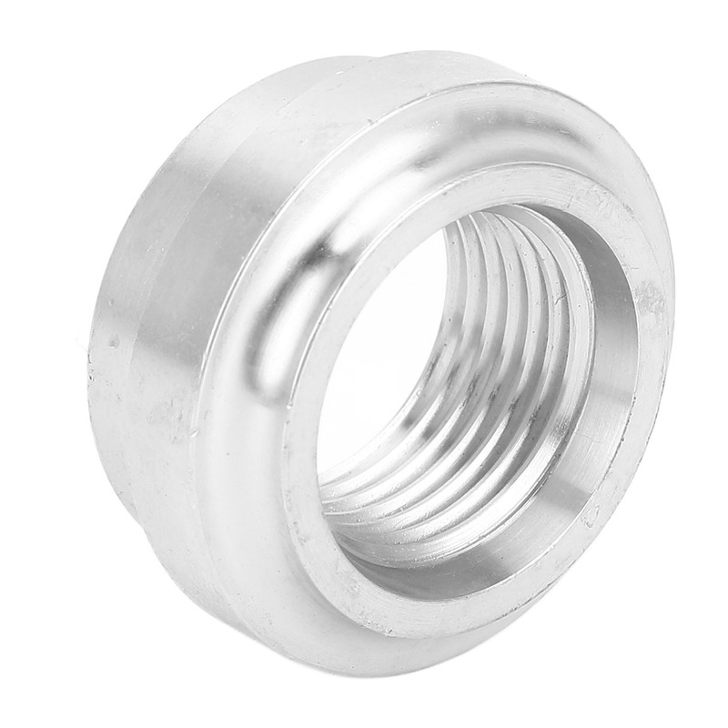 2Pcs FemaleThreaded Joint 8AN Car Liquid Flange Welding Aluminum Threaded