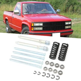 Door Hinge Pin And Bushing Kit for Truck Bushings Stainless Steel Car Front Repair With Spring Replacement For C1500 1988‑1999
