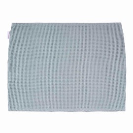 HOBEA-Germany Cover for Baby Positioning Pillow, Breastfeeding Pillow, Pregnancy Pillow, Large Side Sleeper Pillow, Light Grey Waffle Pattern, XXL