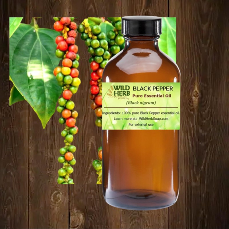 Wild Herb Black Pepper Pure Essential Oil (2 OZ)