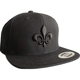 Men's Flexfit Snapback Cap Fleur de Lis – Men's & Women's Baseball Cap Black, black
