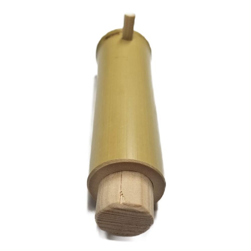 Kikusui Japanese Round Bamboo Shichimi Container