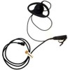 Lsgoodcare D Shaped Earpiece, 1 Pin Earhook Earphone Headset PTT