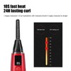 Electric Heated Eyelash Curler Long Lasting Two Temperature Electric Eyelash