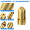 6-6000 Brass Sprayer Cone Nozzle For Cha-p Industrial Sprayers 1941,1831,1480,1449,21250XP,21240XP,97700N,97600N-