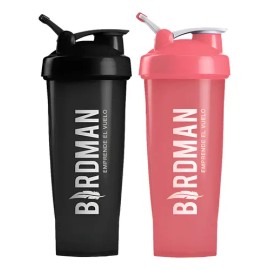 Birdman Kit 2 Vasos Shaker Para Proteína 600ml Bpa Free                                                                                               