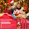 lucdnc 3 Pack Stocking Stuffer Manual Back Scratcher,Metal Extendable Back