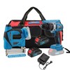 JOVANT Cordless Power Drills and Nail Gun Battery Powered, 1/2”