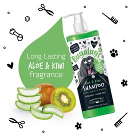 Bugalugs Aloe & Kiwi Dog Shampoo - Long Lasting Freshness and Care