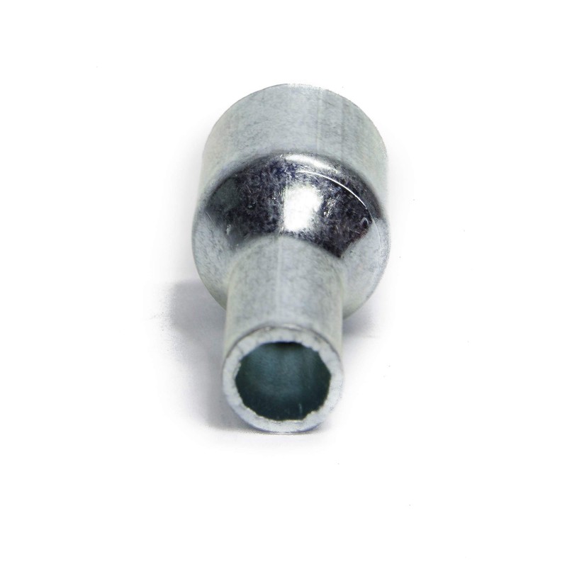 Set of 2 Steel End Pieces for Fibreglass Poles with