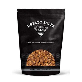 Presto Sales Fava / Broad Beans 80 oz | Spicy Roasted Salted, Low Sugar, Low Fat | Fresh Super Snack, On-The-Go | Packed in a 5 lbs Resealable Pouch Bag