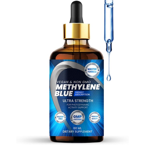Methylene Blue 1% Liquid Drops – High Purity Cognitive &