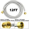 Propane Brass 4 Port Tee Kit Propane Brass Tee Adapter