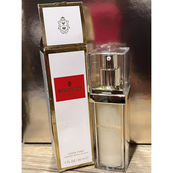 Borghese Insta-Firm Advanced Wrinkle Relaxer Serum 1.0oz/30ml New With Box