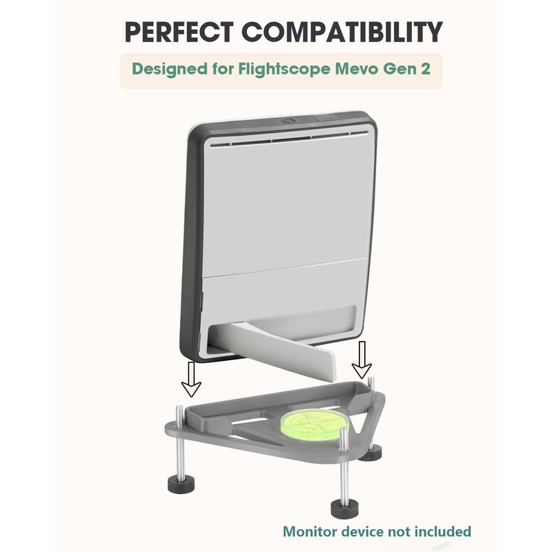 Tiga Adjustable Alignment & Leveling Stand for Flightscope Mevo Gen2