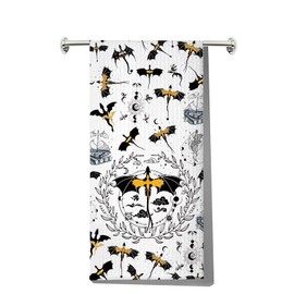 LEVLO 4th Wing Kitchen Towel Dragon Ridder Inspired Gift Violet Sorrengail Tea Towel 4th Wing Housewarming Gift (Dragon Wi ng Towel)