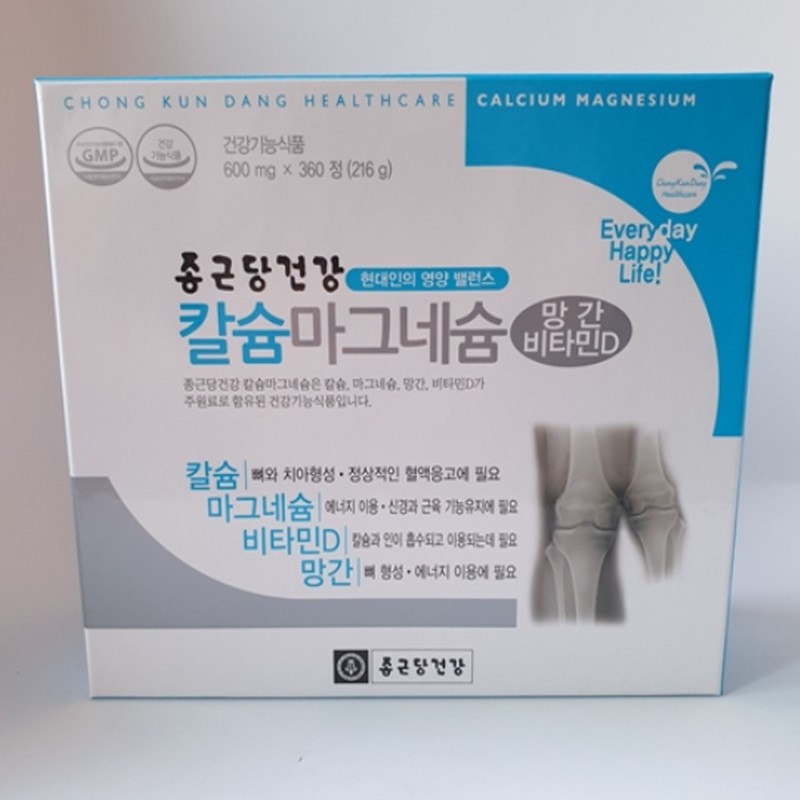 Chong Kun Dang Health Calcium Magnesium Manganese Vitamin D 720