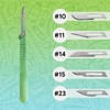FifthPulse Disposable Surgical Scalpel Knife #15 - Ten Individually Wrapped