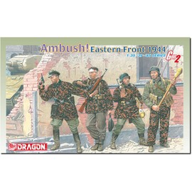 PLATZ DRAGON 1/35 WW2 German Armored Grenadier Surprise! Eastern Front 1944 Gen2 Figure Set of 4 Plastic Model DR6333 (People)