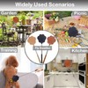 3Pcs Extendable Fly Swatter Manual, Telescopic Fly Swatters Heavy Duty