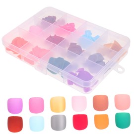 FOMIYES Elegant Frosted False Toe Nails 1 Box Set Pedicure Toe Nail Decor for Occasions Full Coverage