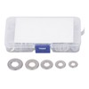 250PCS Flat Washer Kit Stainless Steel 5 Specifications Anti Corrosion