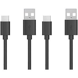 Vaporly UK USB Type-C Replacement Charging Cables for Aspire Kits, 50 cm, 2 Pack