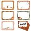 Nezyo 144 Pieces Boho Name Tag Stickers for Students Rainbow