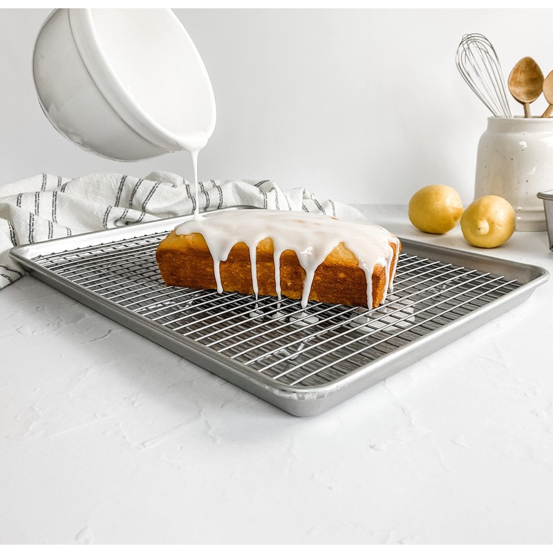 USA Pan Bakeware Half Sheet Baking Pan and Bakeable Nonstick