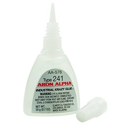 Aron Alpha Type 241 (40 CPS Viscosity) General Purpose Instant Adhesive with Medium Viscosity Suitable for Multiple substrates, 20 gm (0.7 oz) Bottle.