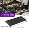CHILIPILI WB31X24738 Griddle Replacement Parts for GE Gas Stove, Cast