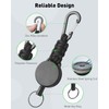 Uniclife - Paquete de 2 llaveros retráctiles, soporte para llaves