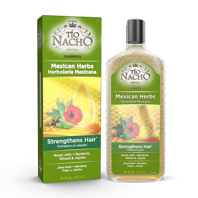 TIO NACHO Mexican Herbs Shampoo 14 oz (Pack of 4)