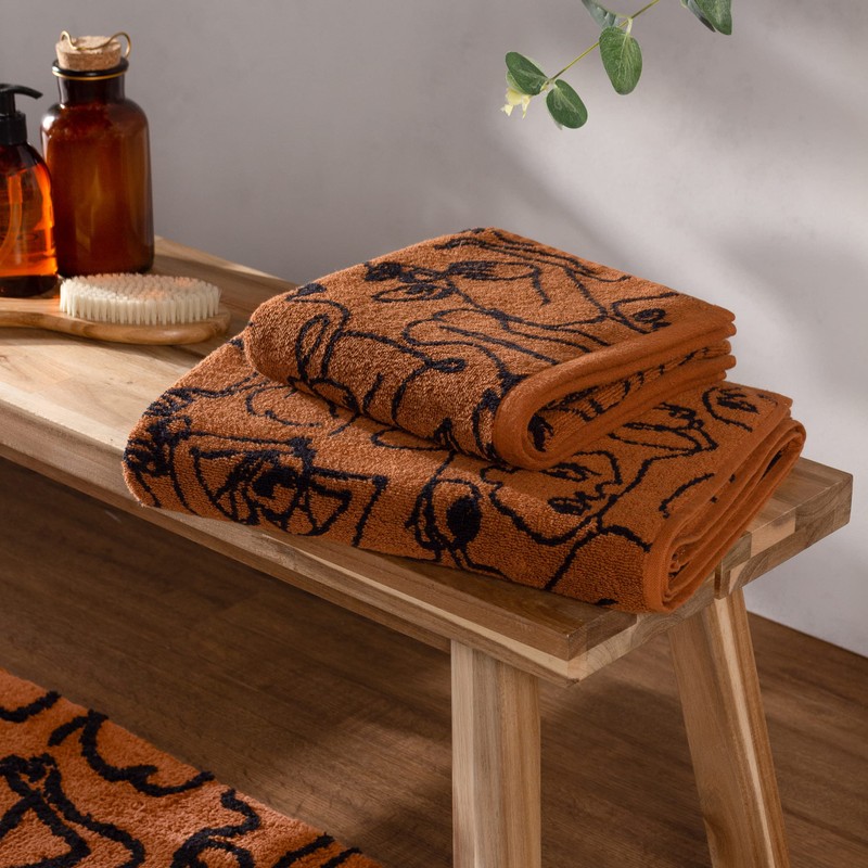 furn. Everybody Hand Towel, Cotton, Pecan,50 x 85cm