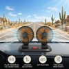 Cloud Zion Fans for Car,2-Head Car Fans with 2-Speed And